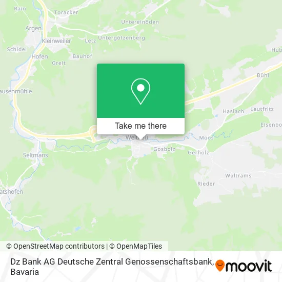 Dz Bank AG Deutsche Zentral Genossenschaftsbank map