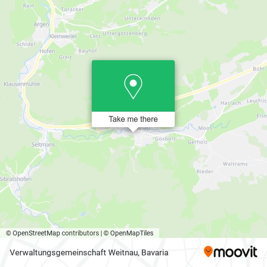 Verwaltungsgemeinschaft Weitnau map