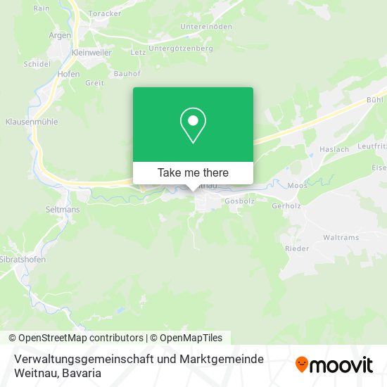 Verwaltungsgemeinschaft und Marktgemeinde Weitnau map