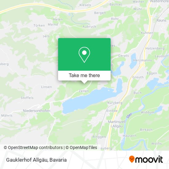 Карта Gauklerhof Allgäu