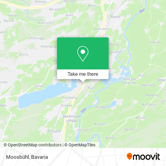 Карта Moosbühl