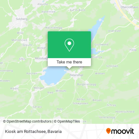 Карта Kiosk am Rottachsee
