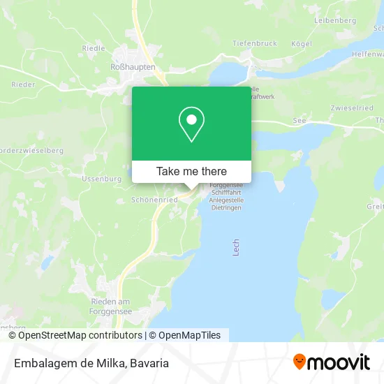 Карта Embalagem de Milka