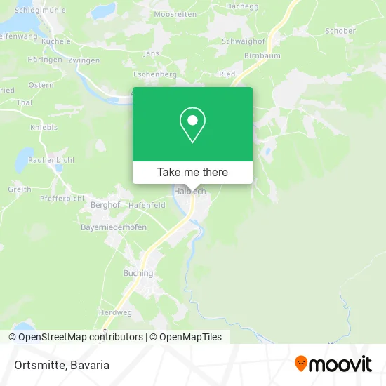 Карта Ortsmitte