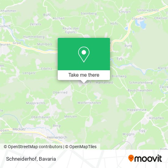 Schneiderhof map