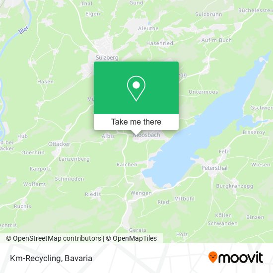 Km-Recycling map