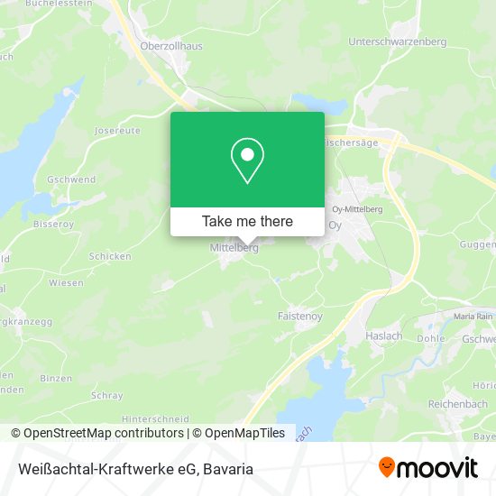 Weißachtal-Kraftwerke eG map