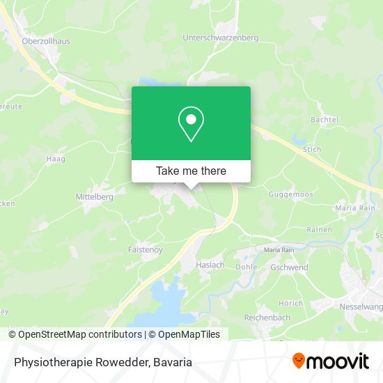 Physiotherapie Rowedder map