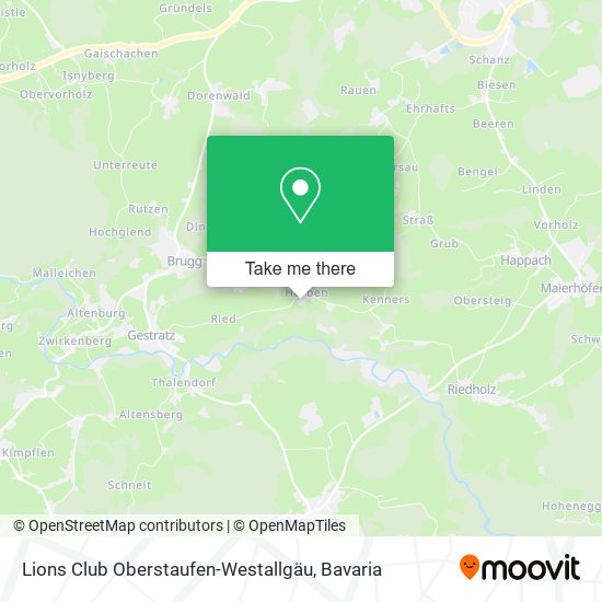 Lions Club Oberstaufen-Westallgäu map