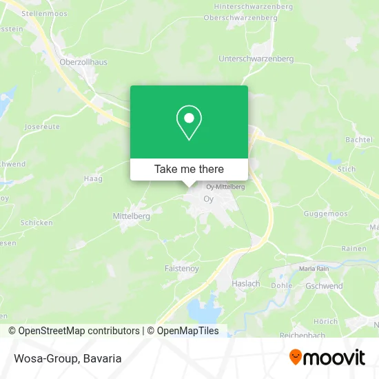 Wosa-Group map