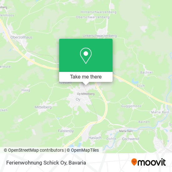 Ferienwohnung Schick Oy map