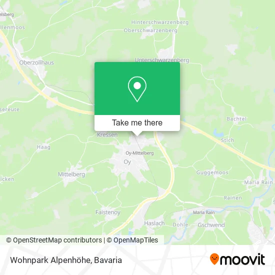 Карта Wohnpark Alpenhöhe