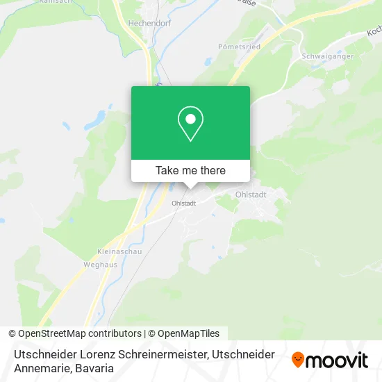 Карта Utschneider Lorenz Schreinermeister, Utschneider Annemarie