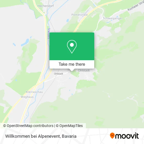 Карта Willkommen bei Alpenevent