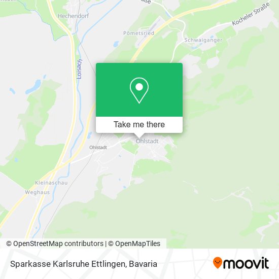 Sparkasse Karlsruhe Ettlingen map