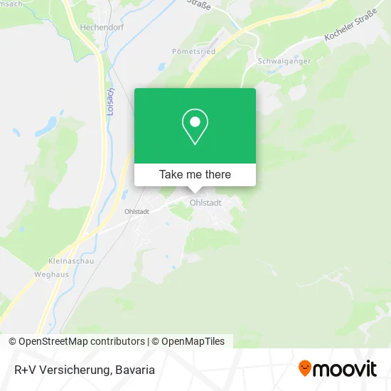 R+V Versicherung map