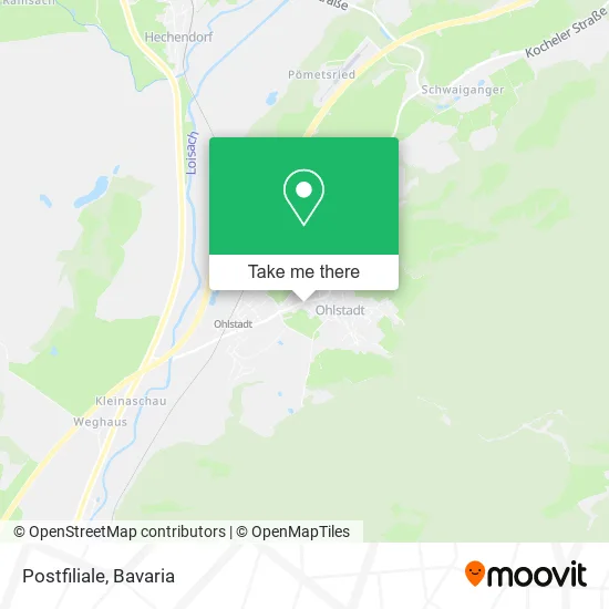 Карта Postfiliale