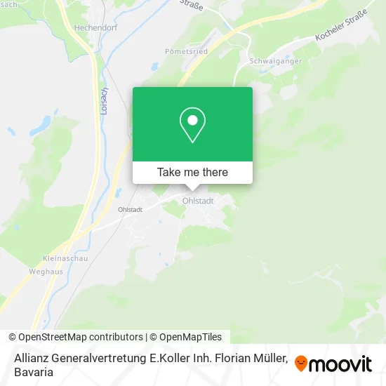 Карта Allianz Generalvertretung E.Koller Inh. Florian Müller