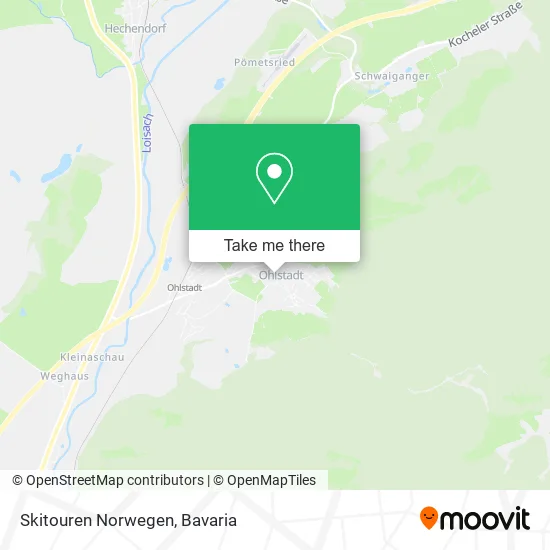 Карта Skitouren Norwegen