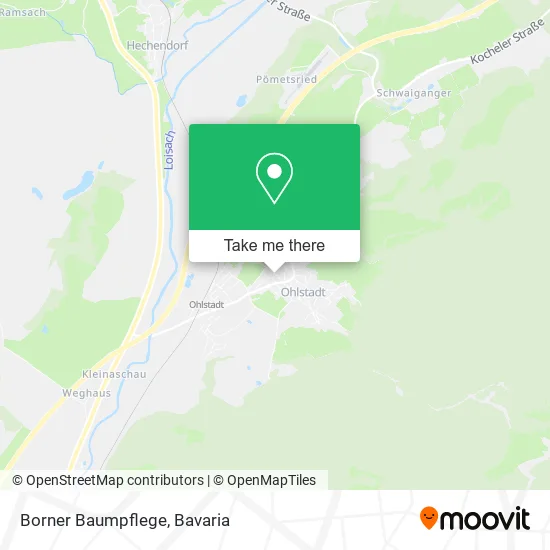 Карта Borner Baumpflege