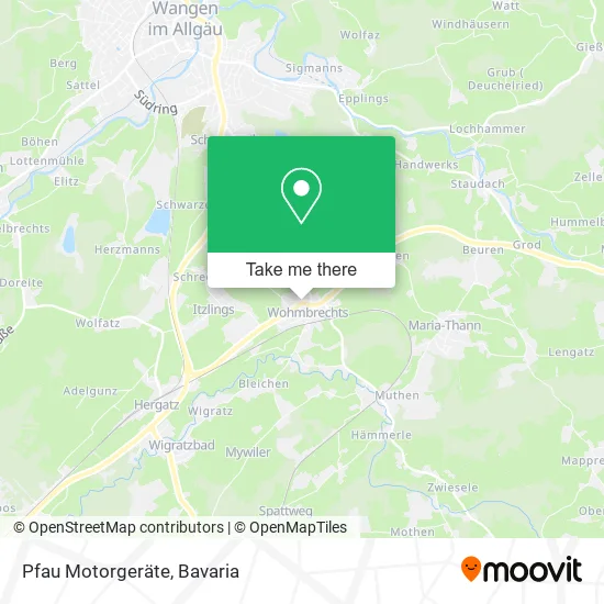 Карта Pfau Motorgeräte
