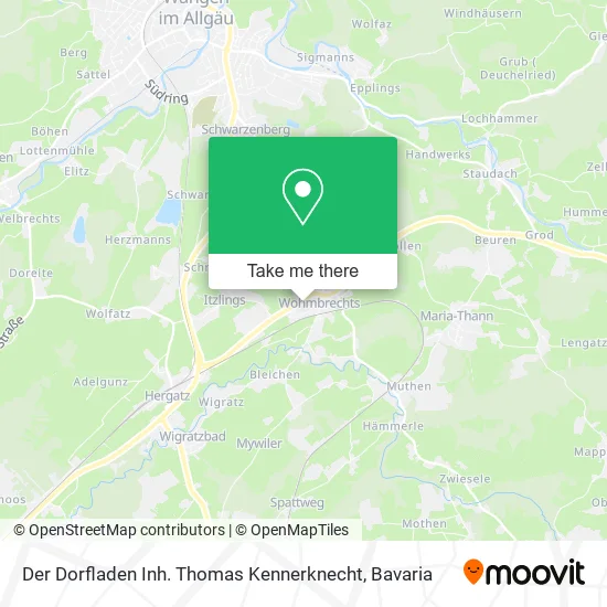 Карта Der Dorfladen Inh. Thomas Kennerknecht