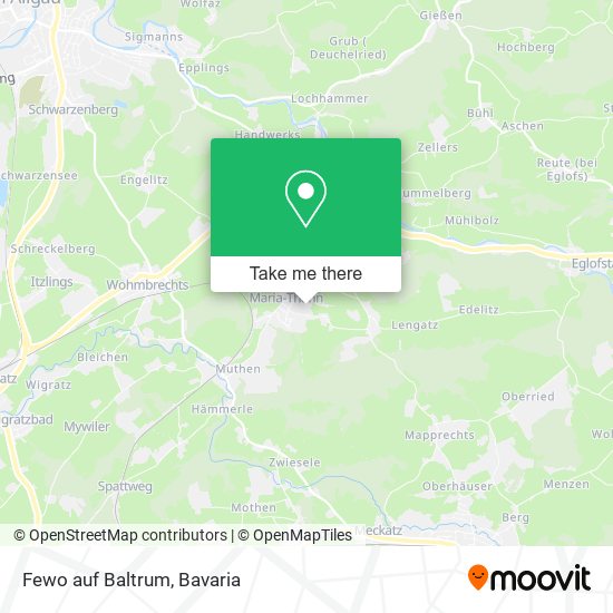 Карта Fewo auf Baltrum