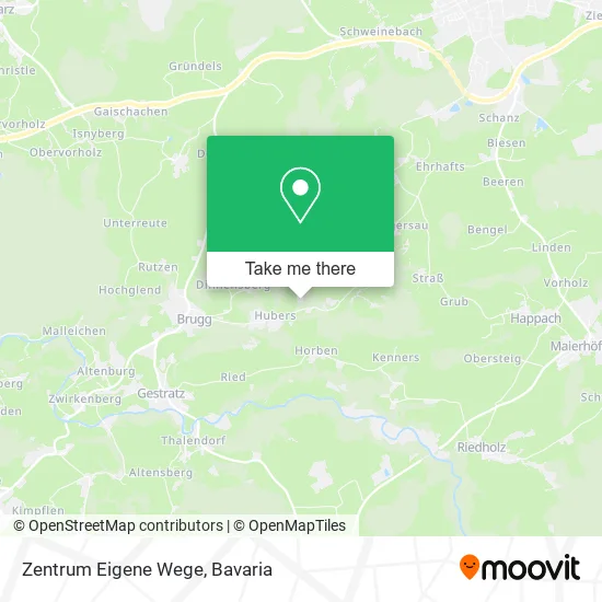 Карта Zentrum Eigene Wege