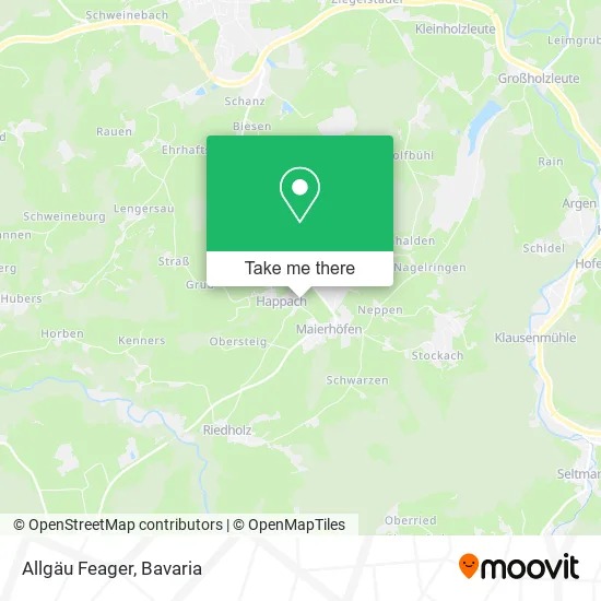 Карта Allgäu Feager