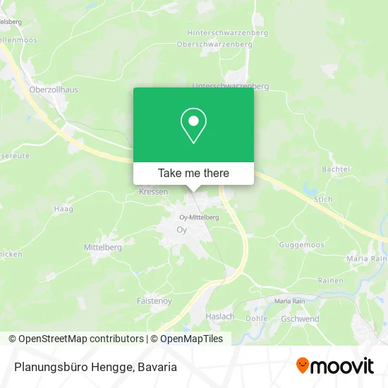 Карта Planungsbüro Hengge