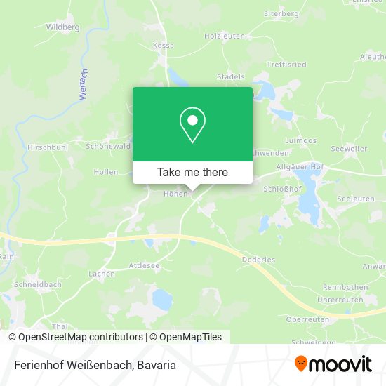 Ferienhof Weißenbach map
