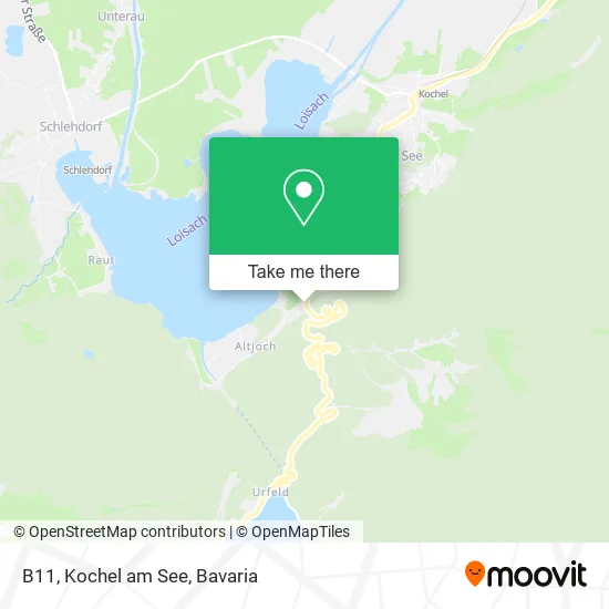 Карта B11, Kochel am See