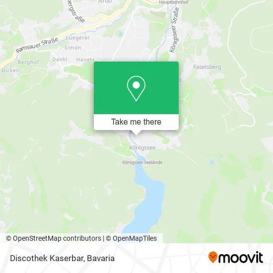 Карта Discothek Kaserbar