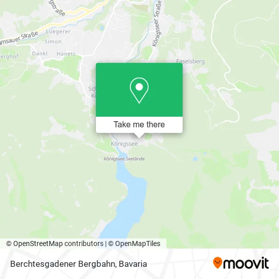 Карта Berchtesgadener Bergbahn