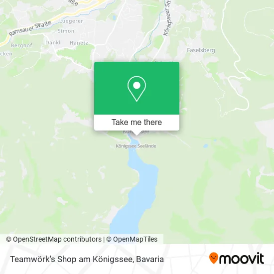 Teamwörk's Shop am Königssee map