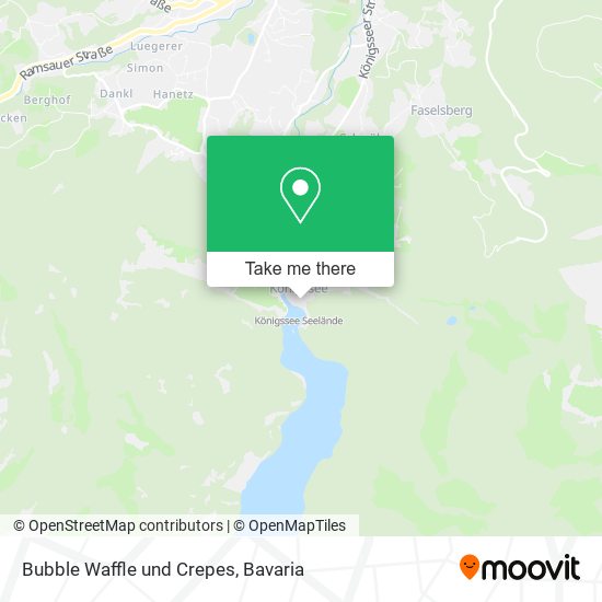 Карта Bubble Waffle und Crepes
