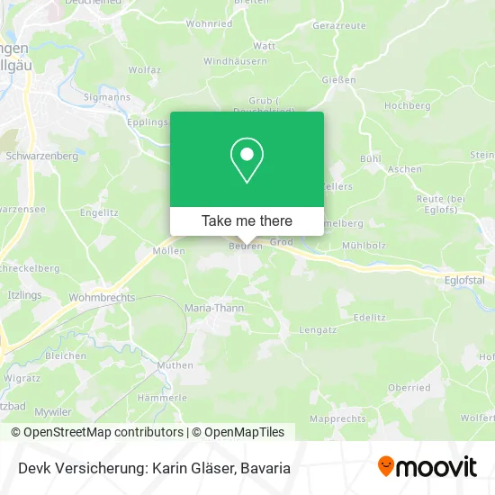 Карта Devk Versicherung: Karin Gläser
