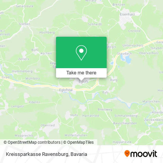 Карта Kreissparkasse Ravensburg