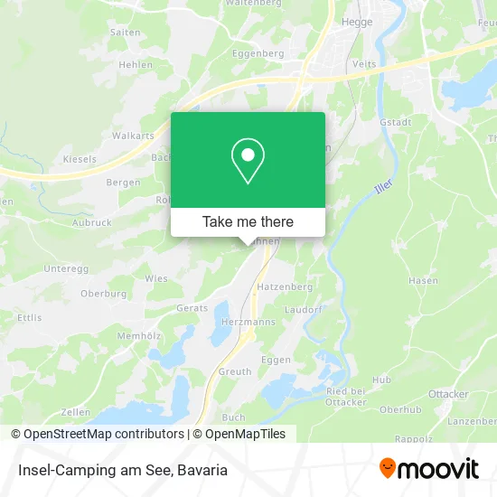 Карта Insel-Camping am See