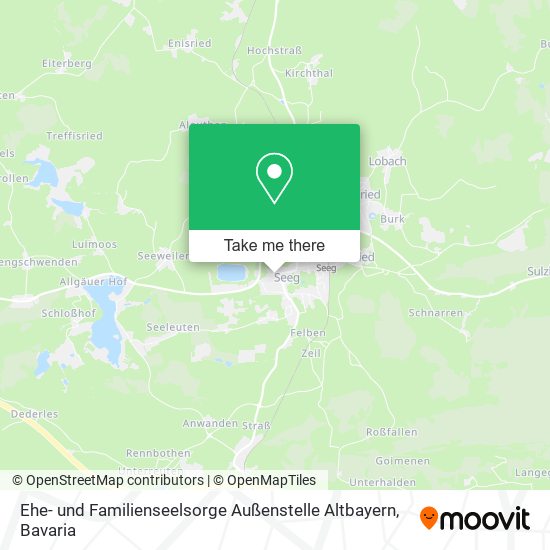 Ehe- und Familienseelsorge Außenstelle Altbayern map