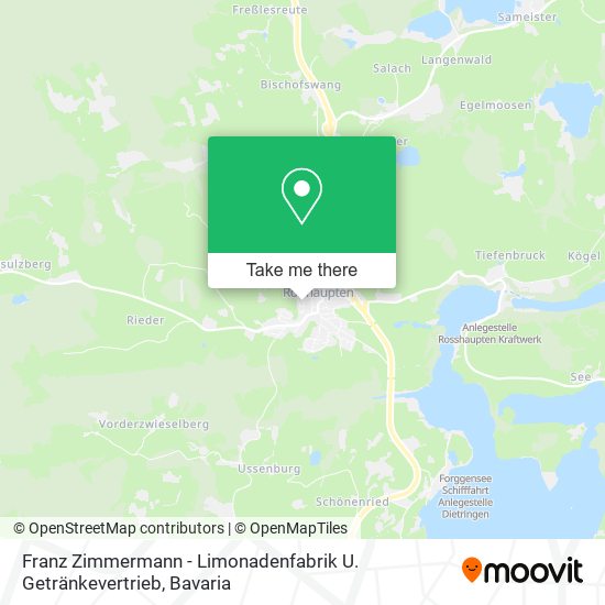 Карта Franz Zimmermann - Limonadenfabrik U. Getränkevertrieb