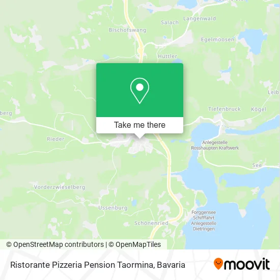 Карта Ristorante Pizzeria Pension Taormina