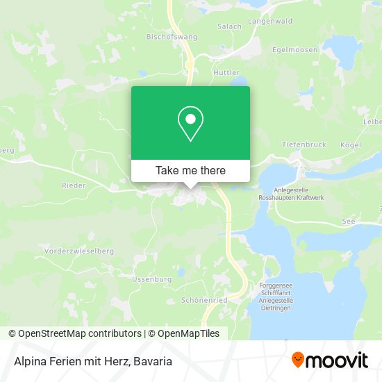 Alpina Ferien mit Herz map