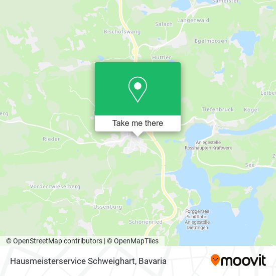 Hausmeisterservice Schweighart map
