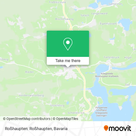 Карта Roßhaupten: Roßhaupten