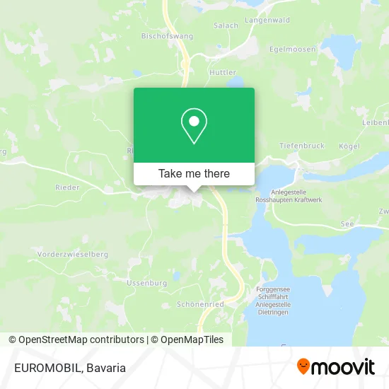 Карта EUROMOBIL