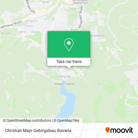 Christian Mayr Gebirgsbau map