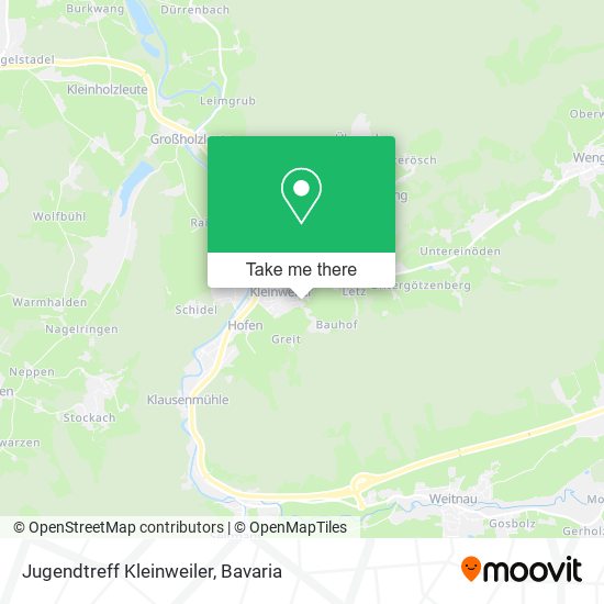 Jugendtreff Kleinweiler map