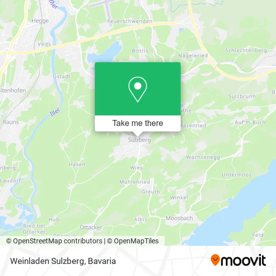 Карта Weinladen Sulzberg