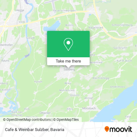 Карта Cafe & Weinbar Sulzber